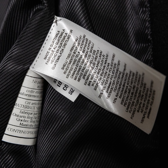 NWOT: Lauren Ralph Lauren Women's Black Hooded A-Line Wool Coat; Size 1X - Picture 15 of 15